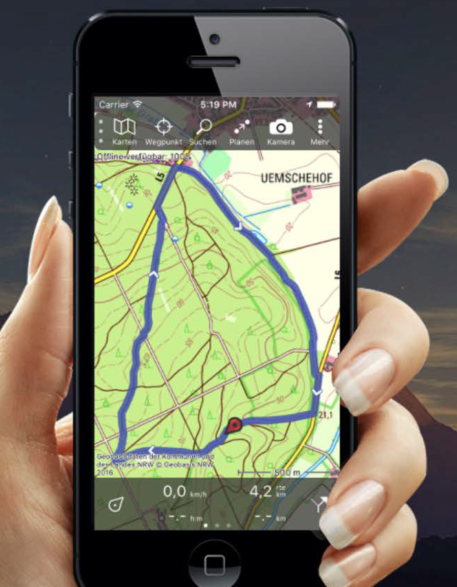 Deine GPS Wander-App